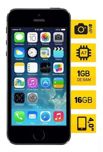 comprar iPhone 5s Apple 16gb Anatel Original Cinza Espacial