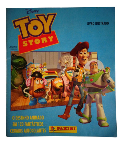 Álbum Figurinhas Toy Story Incompleto Panini