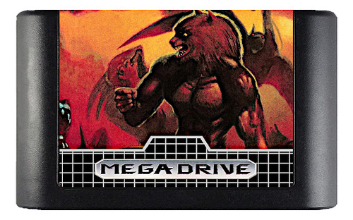 Jogo Cartucho Fita Altered Beast Mega Drive Sega Caixa Berço