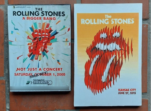 Rolling Stones Lote Por 2 Cuadros De La Gira 2015 