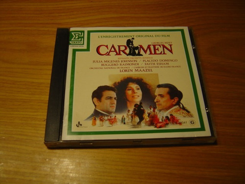 Carmen Cd Soundtrack Erato Cd 1984 Migenes Placido Domingo