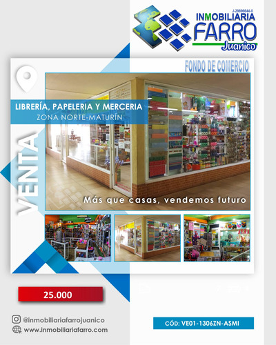 Imagen 1 de 4 de Se Vende Fondo De Comercio Cc Virgen Del Valle  Ve01-1306zn-asmi