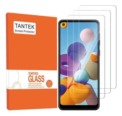 Protector Pantalla Tantek [paquete 3] Samsung Galaxy A21,6.5