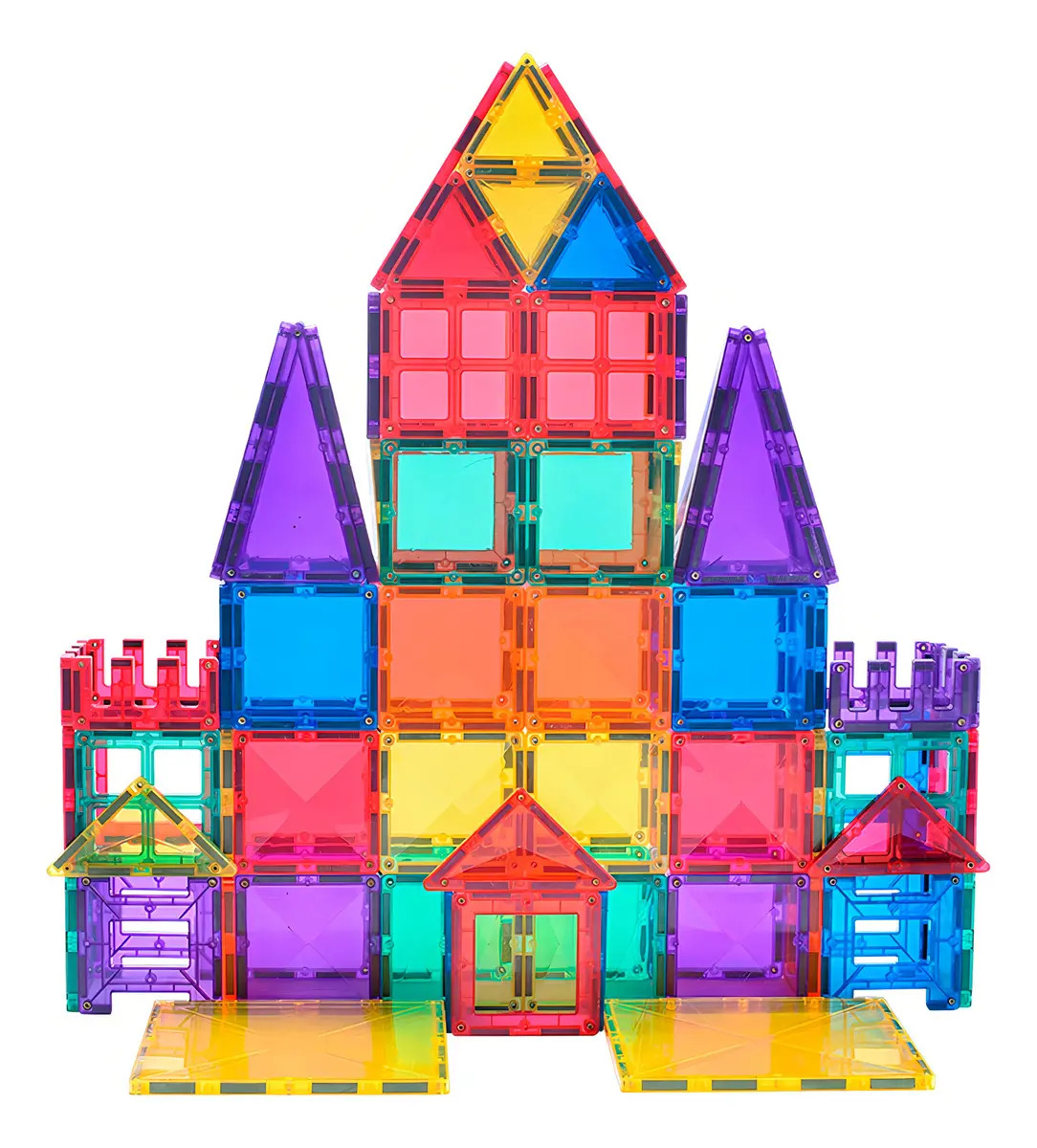 Bloques Magnéticos Gadnic 128 Piezas Infantiles Caja Creatividad