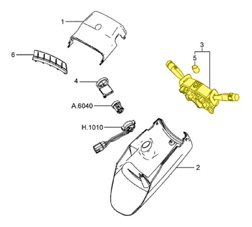 Conmutador De Luces Ecosport De 1/2003 - 6/2012