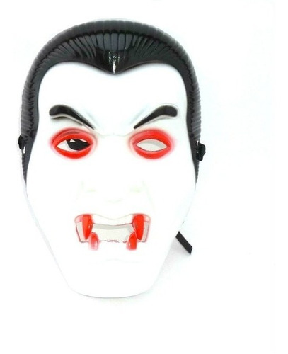 Imagen 1 de 5 de Mascara Careta Rigida De Vampiro Dracula Disfraz Halloween