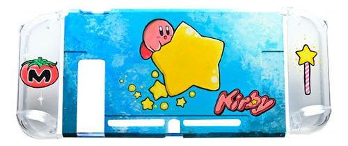 Protector Acrílico Diseño Pintura Kirby Para Nintendo Switch