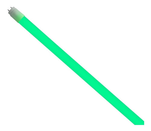 Lâmpada Tubular Led 18w T8 Bivolt Colorida 120cm Cor Da Luz Verde 110v/220v (bivolt)
