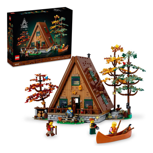 Juego De Expositores Coleccionables Lego Ideas A-frame Cabin
