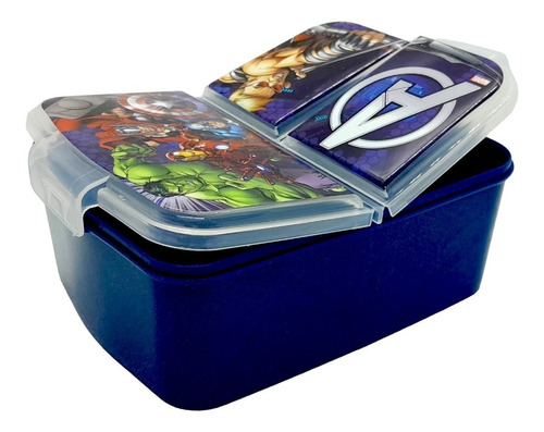 Caja Lunchera Hermetico Con Divisiones Avengers Marvel®