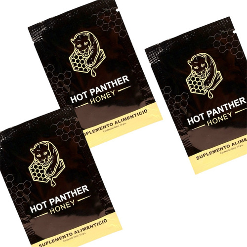 Miel Gold Vigorizante Honey Hombre 10g Sachet 3 Unidades