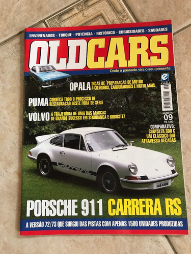 Revista Old Cars 9 Porsche 911 Carrera Rs Opala