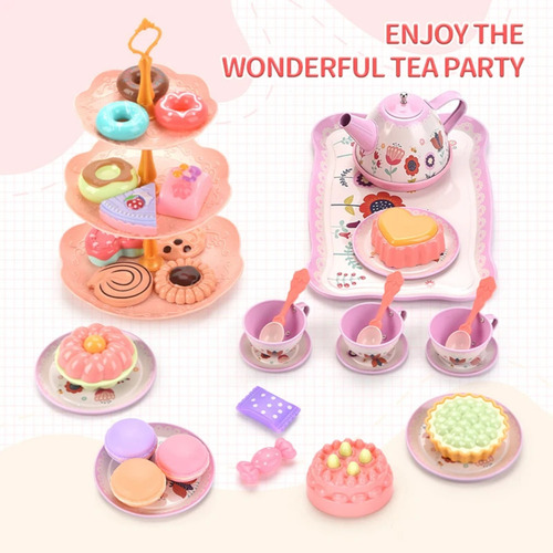 Mz Set De Postres De Cocina Interior For Niños, Juego De