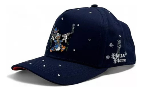 Gorra Cash Only Blue Mcpato With Rinestones Azul Unitalla Azul Unitalla
