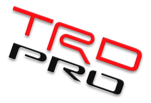 Emblema, Letras Insertadas Trd Pro Toyota Tundra En Gel 3d.