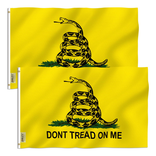 Bandera Anley Don't Tread On Me, Poliéster, 90 X 150 Cm, 2 U