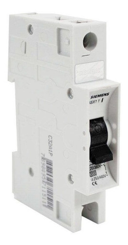Disjuntor Unipolar 1a Curva C 5sx11017 Siemens