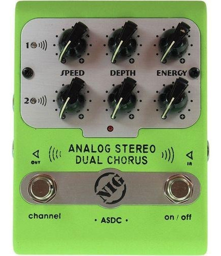 Pedal Chorus Analógico Dual Estéreo Asdc