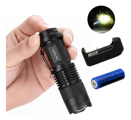 Làmpara Tàctica 2800 Lumens Cree Led Recargable Envio Gratis