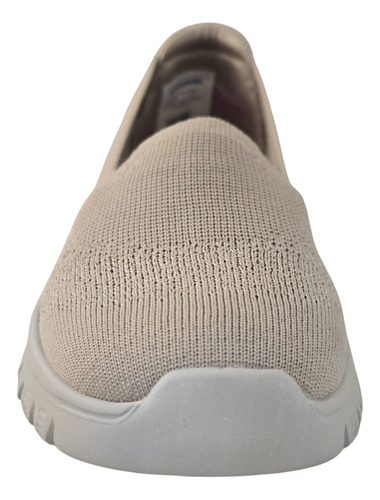 Tenis Mujer Confort Descanso Ligeros Graceful Memory Foam Slip Ins Resorte Skechers 100697 Beige