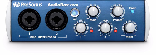 Presonus Audiobox 22vsl Interface Placa De Sonido Usb Midi