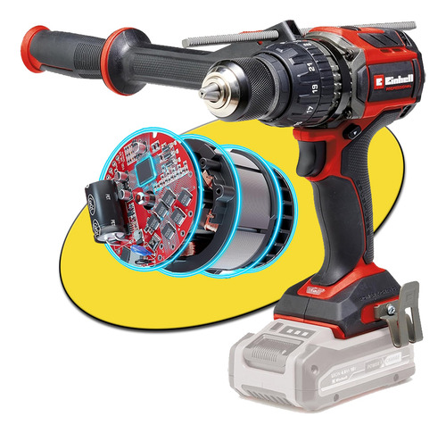 Taladro Atornillador Inalambrico 120nm 18v Brushless Einhell Color Rojo