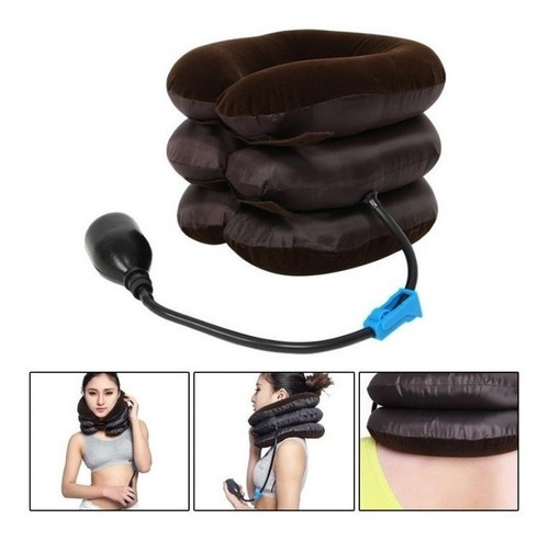 Imagem 3 de 4 de Colar Tração Cervical Massagem Relaxamento