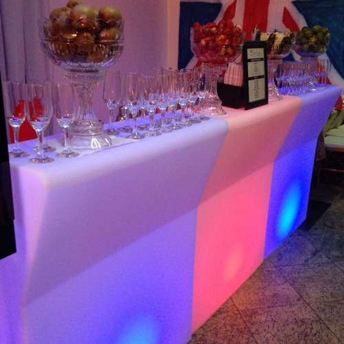 Imagem 3 de 3 de 2 Balcões Led Rgb- Bar Iluminado - Eventos E Festas