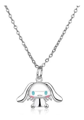 Collar Importado Cinnamoroll Bañado En Plata