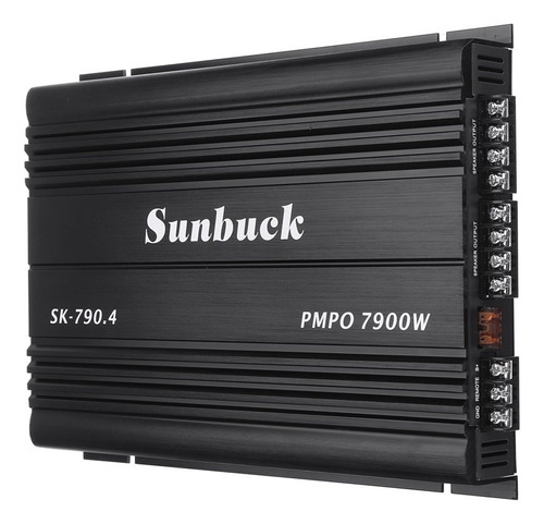 Sunbuck 7900w Amplificador De Audio Para Auto 4 Canales