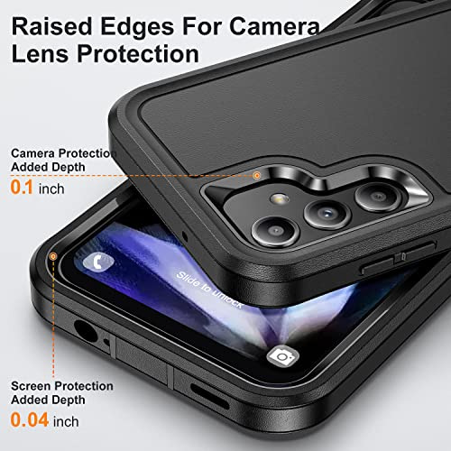 Funda Para Samsung Galaxy A14 5g Negro 6.6 Pulgada Duro