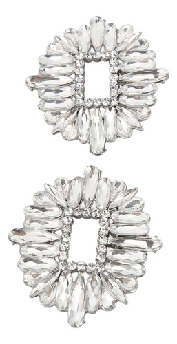 Decoração De Sapato De Strass, 2 Pares De Sapatos, Fivela, M