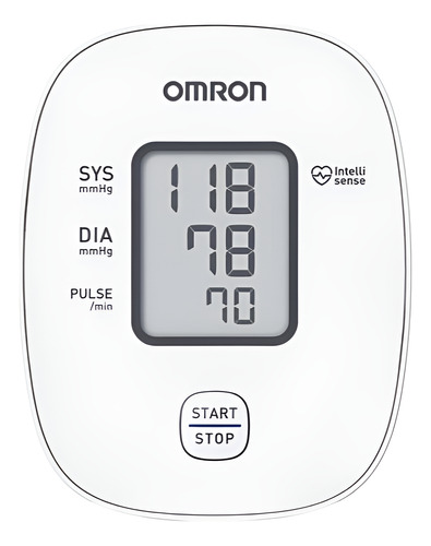 Omron X2 Básico Monitor De Presión Baumanómetro Automático Blanco