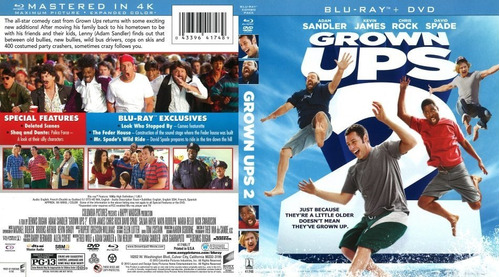 Blu Ray Grown Ups 2 Sandler Original 