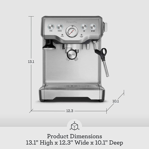 Cafetera Breville Bes840xl, Acero Inoxidable, 1.80 Litros