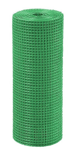 Malla De Pvc Verde 25x25mm Finisterre Cal 1,40mm X 1.00mts