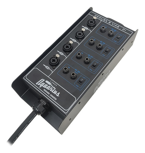 Medusa 8 Vias Com 4 Direct Box Cabos Aquarius - 30 Metros