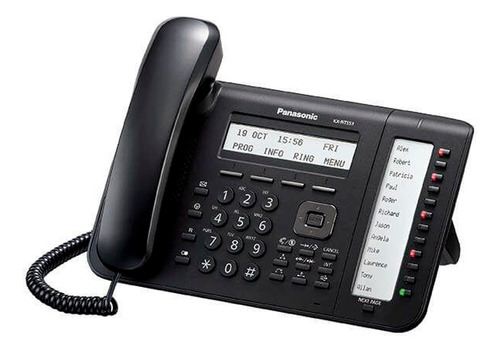 Telefono Multilinea Ip Panasonic Kx-nt553x Negro 3 Lineas /v