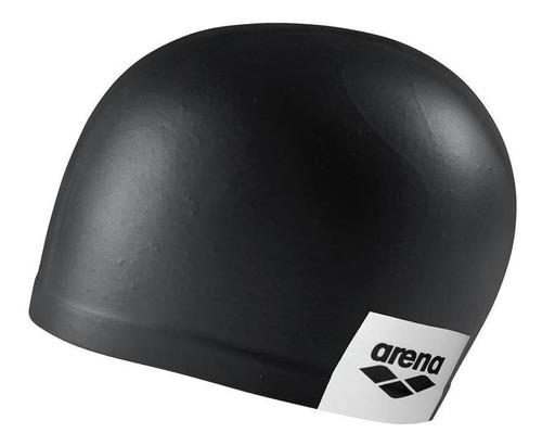 Gorra De Natación Arena Logo Moulded Negro Silicona