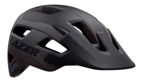 Capacete Lazer Chiru Preto E Cinza Fosco In Mold Ciclismo