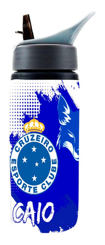 Garrafa De Água Personalizada - Cruzeiro - Com Nome