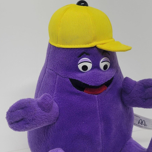 Muñeca De Peluche Grimace Beri Con Sombrero Amarillo De 2 Pi