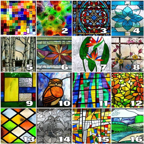 Vinilos Decorativos Vitraux Vitro Vitral Vidrios Ventanas