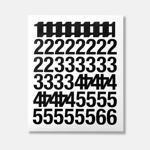 Números Autoadhesivos 1.5 - 2.5 Cm X Pack Colores Letras