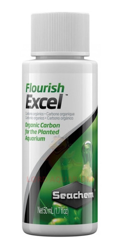 Seachem Flourish Excel 50ml Fonte Carbono Aquario Plantado