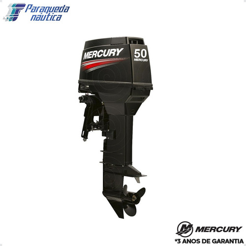 Imagem 3 de 6 de Motor De Popa Mercury 2 Tempos 50hp Elpto 3 Cilindros
