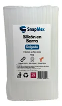 Comprar Silicon En Barra 1kg 25cm Para Pistola De Silicon Premium Blanco Delgado