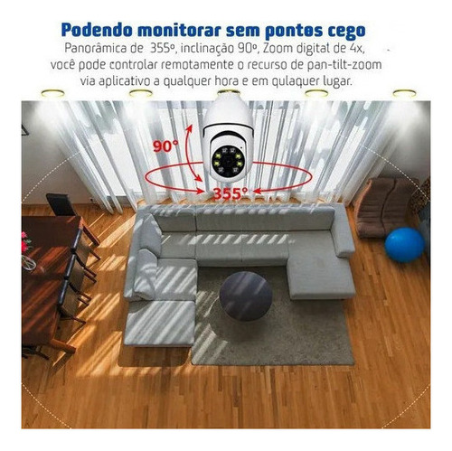 Cámara Ip Inteligente Yoosee Panorámica Wifi Cámara Espía
