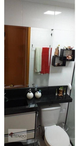 Apartamento Com 2 Dormitórios À Venda, 62 M² Por R$ 350.000 - Vila Nossa Senhora Das Vitórias - Mauá/sp - Ap2278