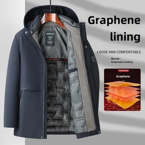 Abrigo Cálido De Algodón De Invierno Graphene Thermal Lock Para Hombre
